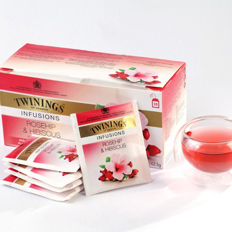 TWININGS川宁 玫瑰果芙蓉花草茶